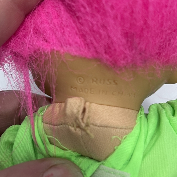 Vintage Russ Berrie & Co. 10" Zack Troll Doll Kidz Plush Doll - Picture 3 of 5